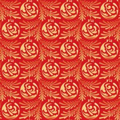 Christmas Seamless Bauble Pattern N2