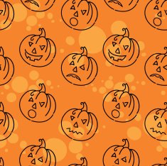 Sketchy Pumpkins Pattern