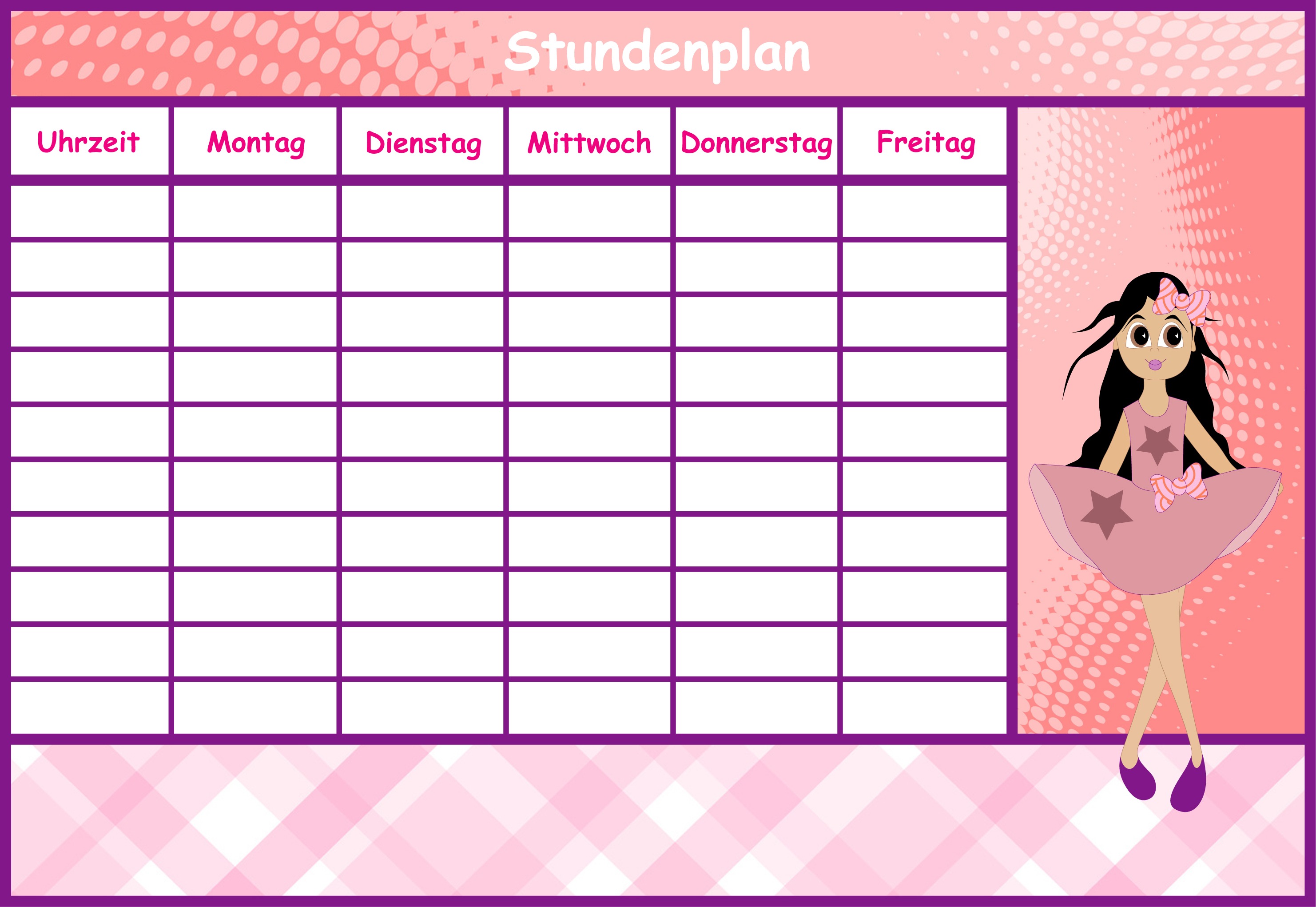 Girl chart. Stundenplan картинки. Расписание для девочек. Расписание картинка. Девушка с графиком.