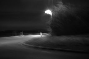 lost child on road at night