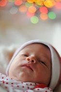 Portrait of newborn baby