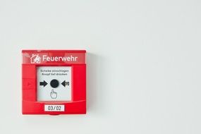 fire detectors on a white wall