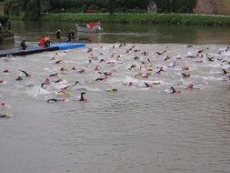 Danube swim stroke competition