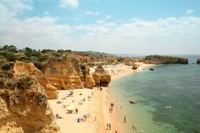 Cliff on a beach