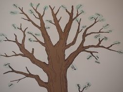 family tribe tree vector