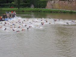 competition in diving suits in Ulm
