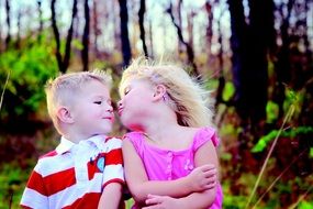 Happy baby couple