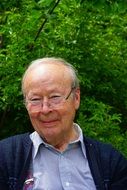 Adult man in glasses