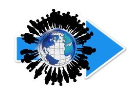 Arrow of change clipart