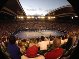 audience at tennis competitions, australia, Melbourne, rod laver arena