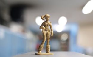 cool girl, miniature toy