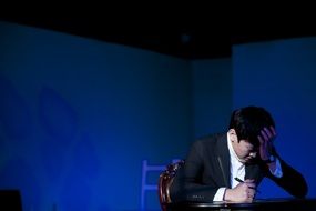 actor on the stage