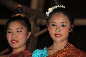 photo of two asian girls