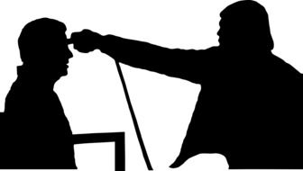 silhouettes of movie characters