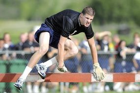 athlete steeplechase