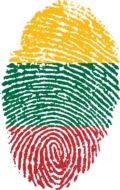 fingerprints in national color