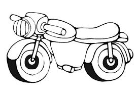 toy motorcycle as an illustration