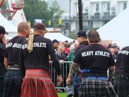 Scots in the traditional sports game