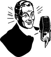 Clipart portrait of Francis Albert Sinatra