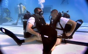 training scuba diving