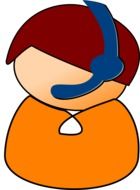 colored call center icon
