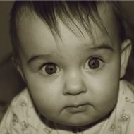baby monohrom foto