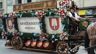 beer car spatenbrau munchen