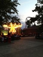 Carnival in the amusement park