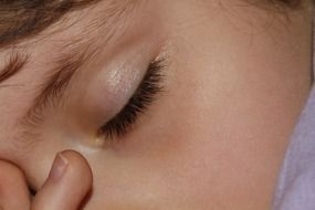 Sleeping girl child