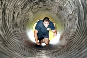 military obstacle course for soldier