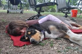 dog girl friendship