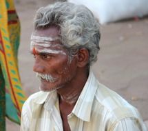 indian in traditional coloring