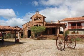 medieval building on the island