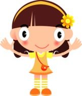 graphic image of a girl