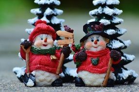 decorative christmas gifts snowmen