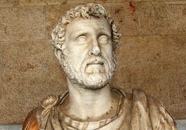 Ð° head of antique sculpture
