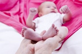 tiny baby cute feet