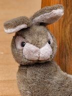 plush gray hare