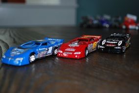 Toy cars in childhood