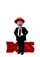caricature of a clown boss