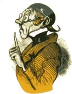 caricature of a strict teacher