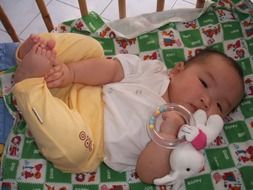 baby playing