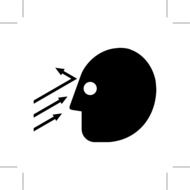 face man protection drawing