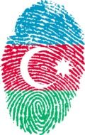 clipart of azerbaijan flag fingerprint