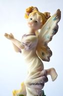 fairy angel white statue