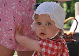 portrait of the cute toddler