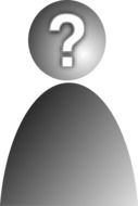 assistance, support, grey avatar with question mark