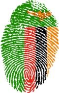 zambia flag fingerprint