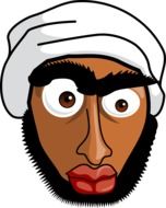 muslim arabic man drawing