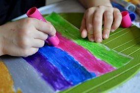 painting child